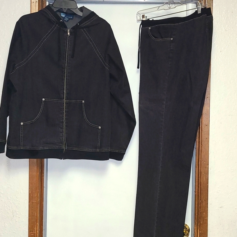 AVENUE BLUES DENIM  women pant suit..#(66) - Picture 4 of 6